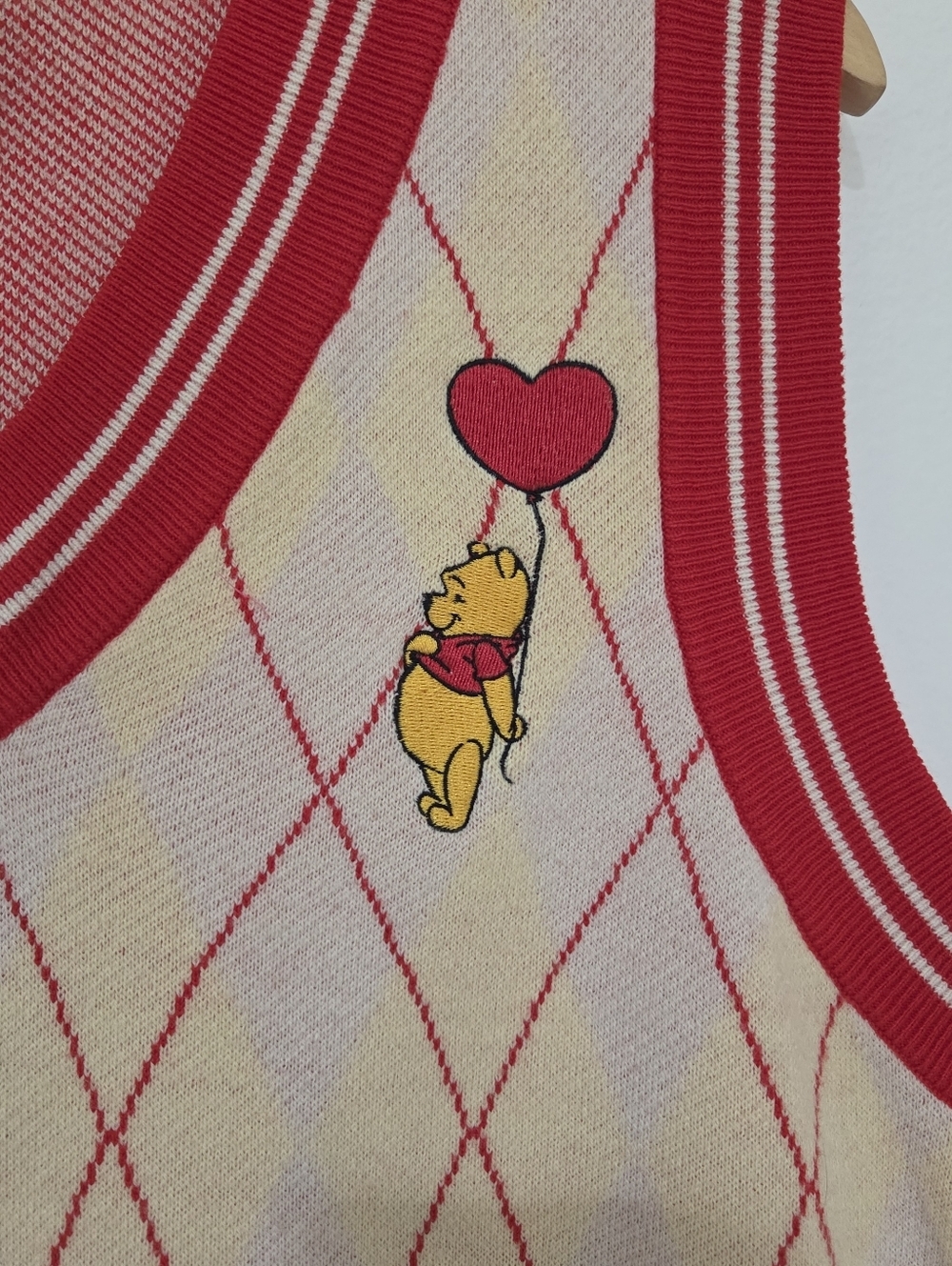 Her Universe Disney Winnie The Pooh Argyle Sweater Vest - Picture 7 of 9